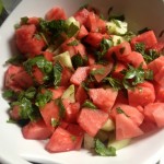 Watermelon Mojito Salad