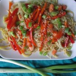 Crunchy Vegan Salad with Sesame Seed Dressing